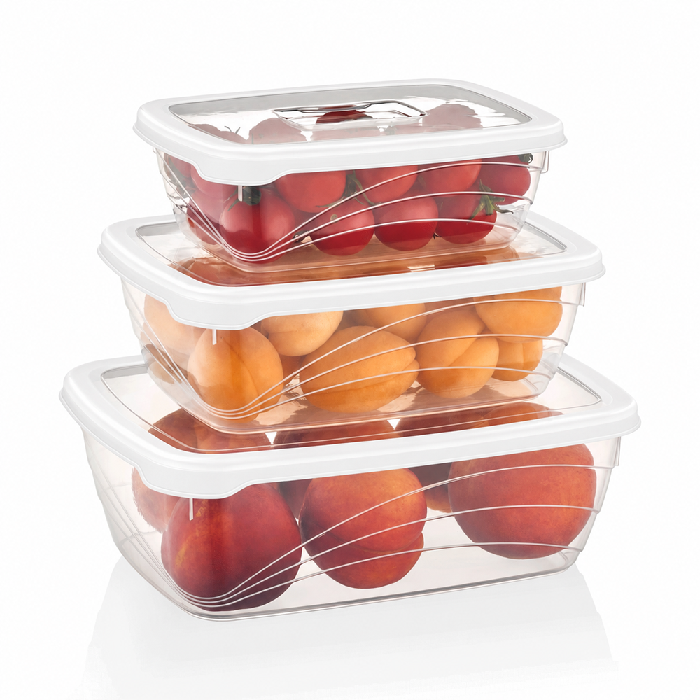 3-Piece Food Storage Container Set
