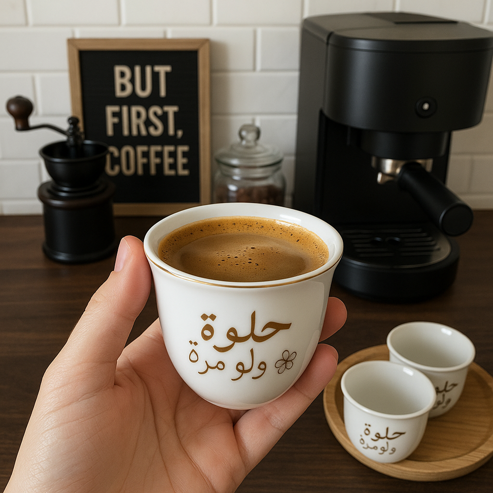 La Table Élégante Shaffeh Coffee Cup (Half a Dozen) - Nawaret | Full House Lebanon