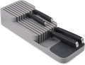 Compact 2-tier Knife Organizer - White | Full House Lebanon