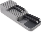 Compact 2-tier Knife Organizer - White | Full House Lebanon