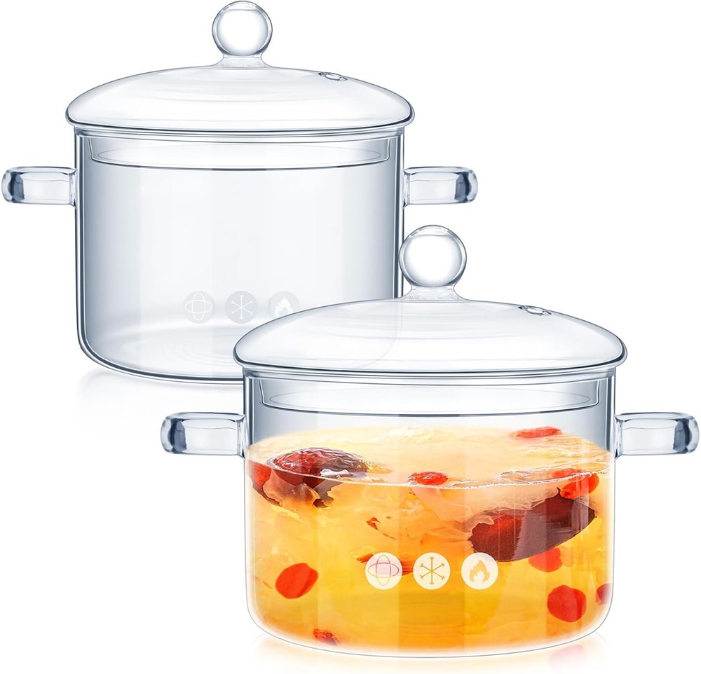 Clear Glass Pot | Full House Lebanon