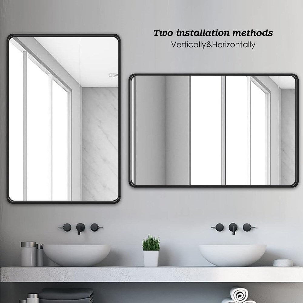 Rectangular Wall Mirror - Silver | Full House Lebanon