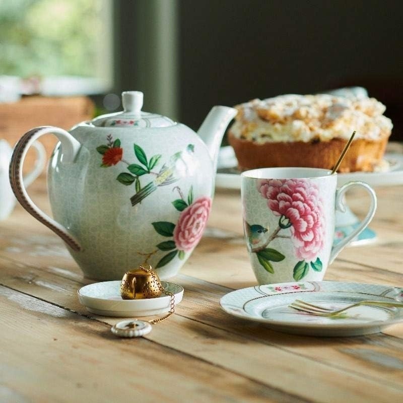 Pip Studio Blushing Birds Teapot White | Full House Lebanon