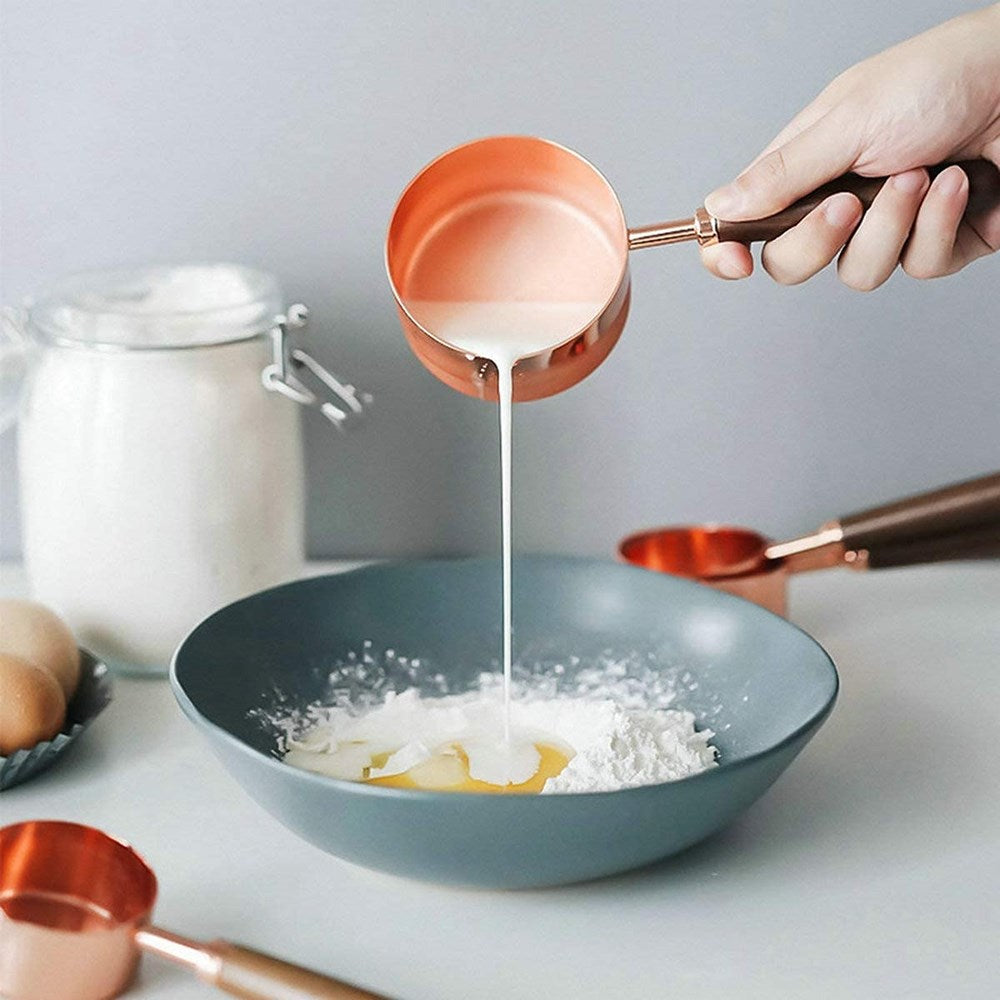 Rose Gold Measuring Cups & Spoons Set (4 Pcs) - Small | Full House Lebanon