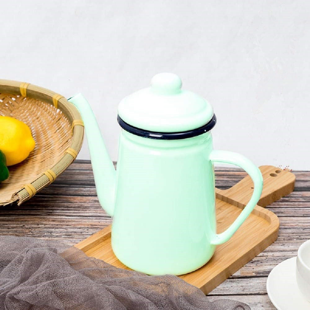 Enamel Pour Over Gooseneck Kettle | Full House Lebanon