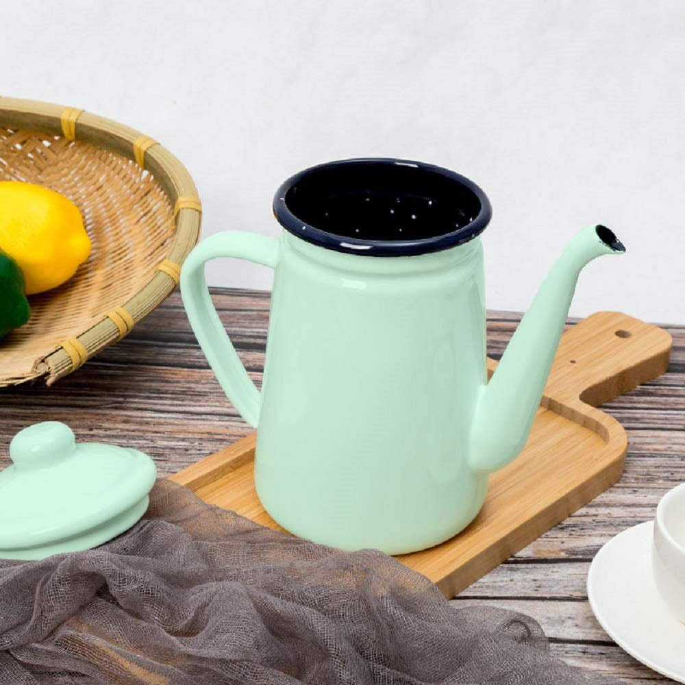 Enamel Pour Over Gooseneck Kettle | Full House Lebanon