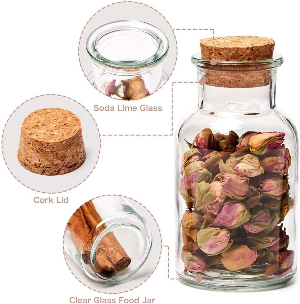 Glass Jar with Cork Cap | Full House Lebanon