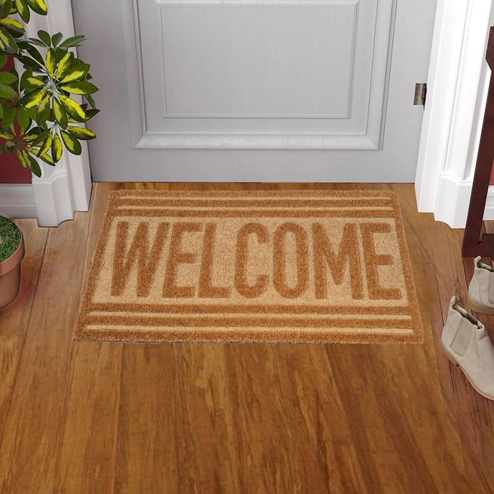 Coir Door Mat - Salut/Goodbye | Full House Lebanon