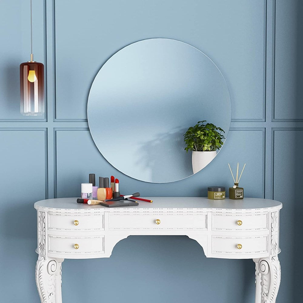 Self Adhesive Non Glass Round Mirror | Full House Lebanon