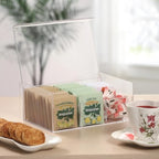 6-Compartmets Plexi Tea Box | Full House Lebanon