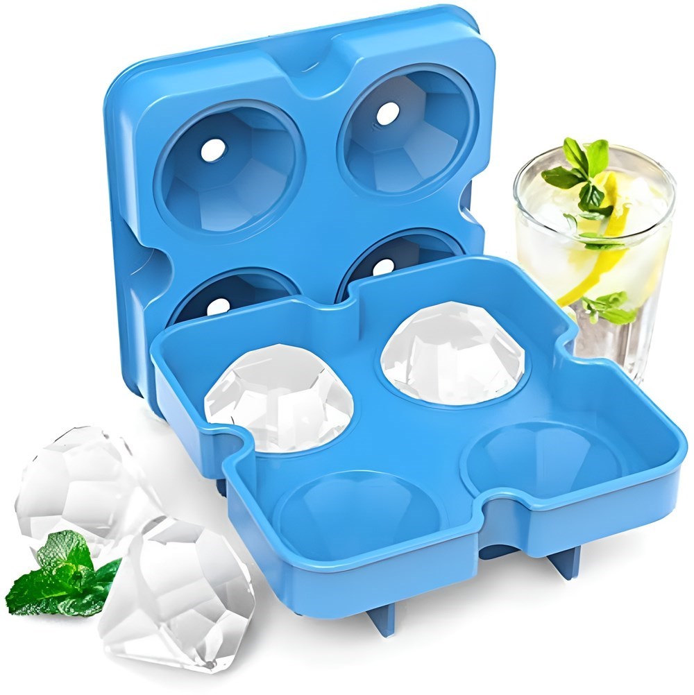Silicone 4 -Diamond Ice Mold | Full House Lebanon