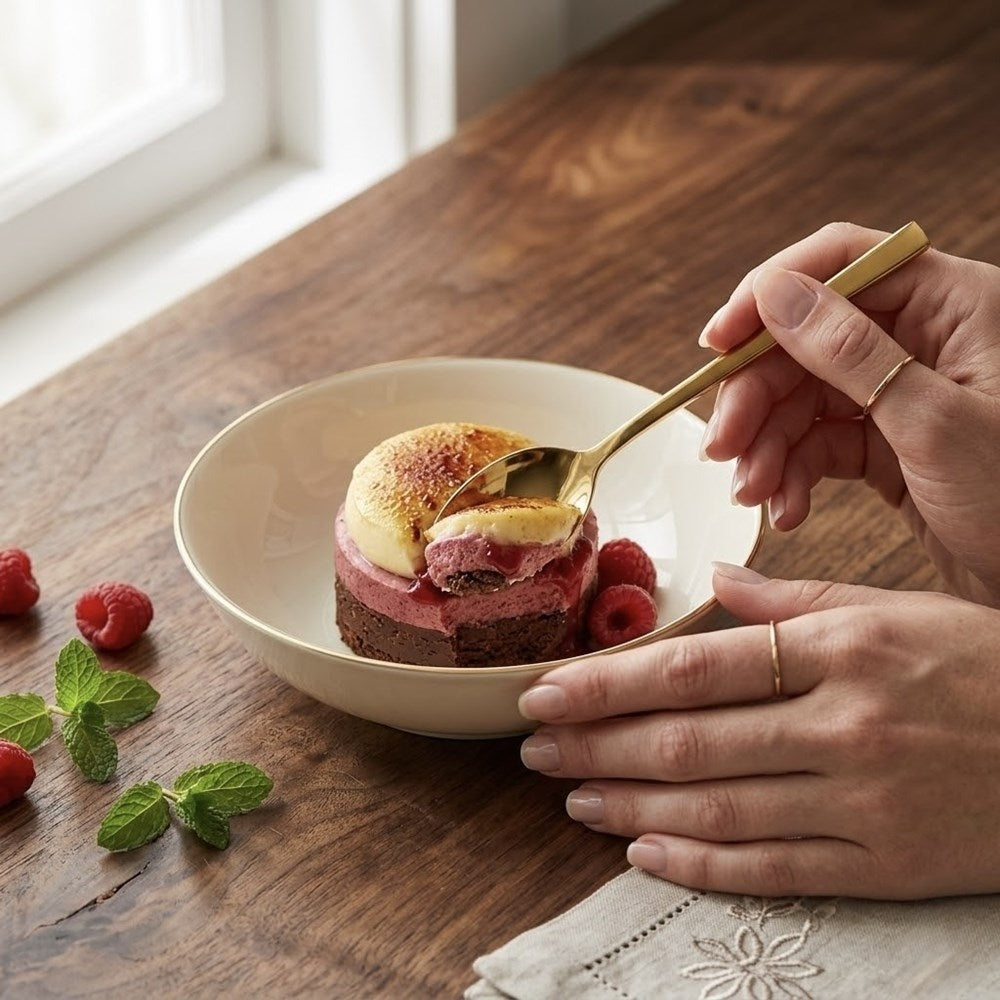 Artful Gold Cutlery Set (12 Pcs) | Full House Lebanon