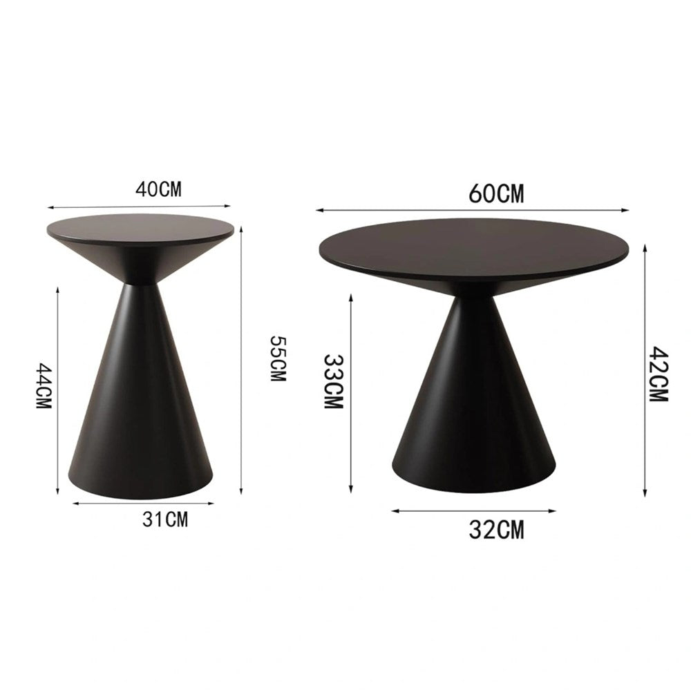 Round Side Table Set (2 Pcs) | Full House Lebanon