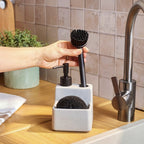 Porcelain Kitchen Sink Organizer Set – Grey | Full House Lebanon
