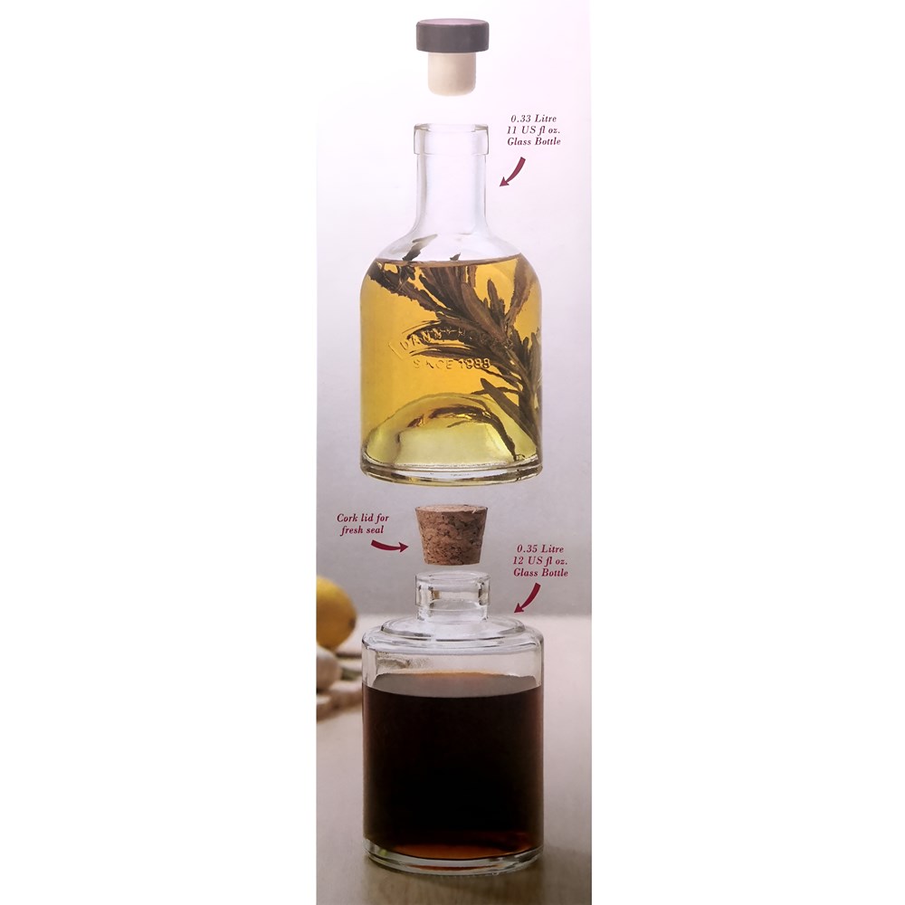 Stackable Glass Dispenser Set (2 Pcs) | Full House Lebanon