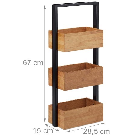 3 - Tier Bamboo Shelf | Full House Lebanon
