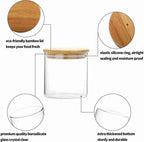 Glass Jar with Bamboo Lid - 600 ml | Full House Lebanon
