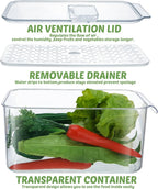 Fruit & Veggie Drain Box with Adjustable Divider - Small | Full House Lebanon
