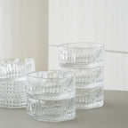Glass Dessert Bowl & Saucer Set – 12 Pieces | Full House Lebanon