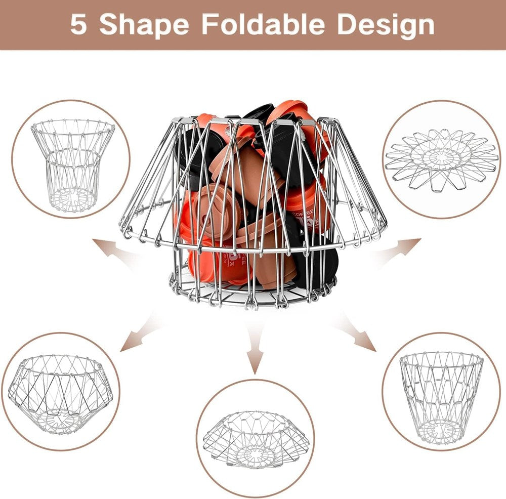 Multipurpose Stainless Steel Folding Fruit and Vegetable Basket | Full House Lebanon