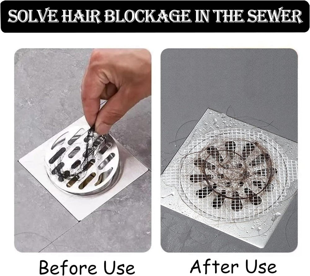Disposable Shower Drain Hair Catcher (12 Pcs) | Full House Lebanon