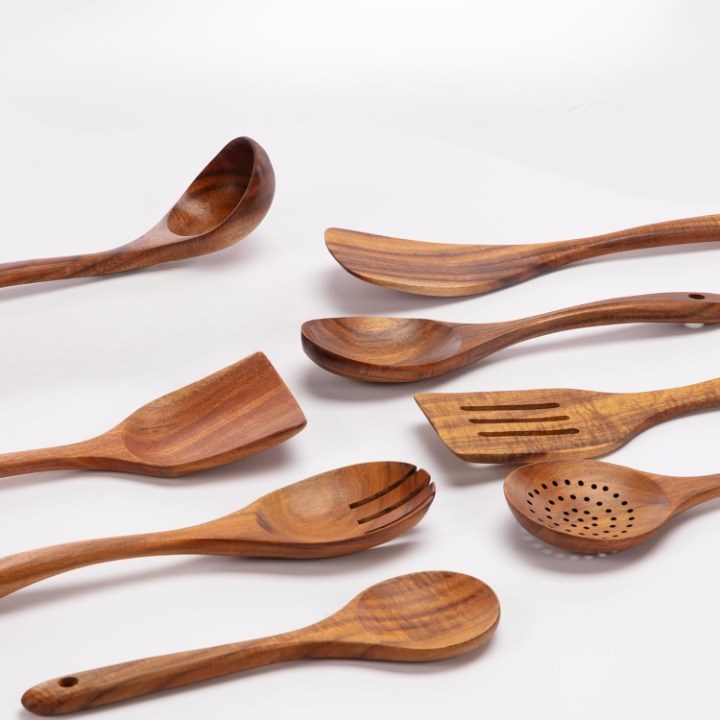 Acacia Wood Serving Utensils - Shovel | Full House Lebanon