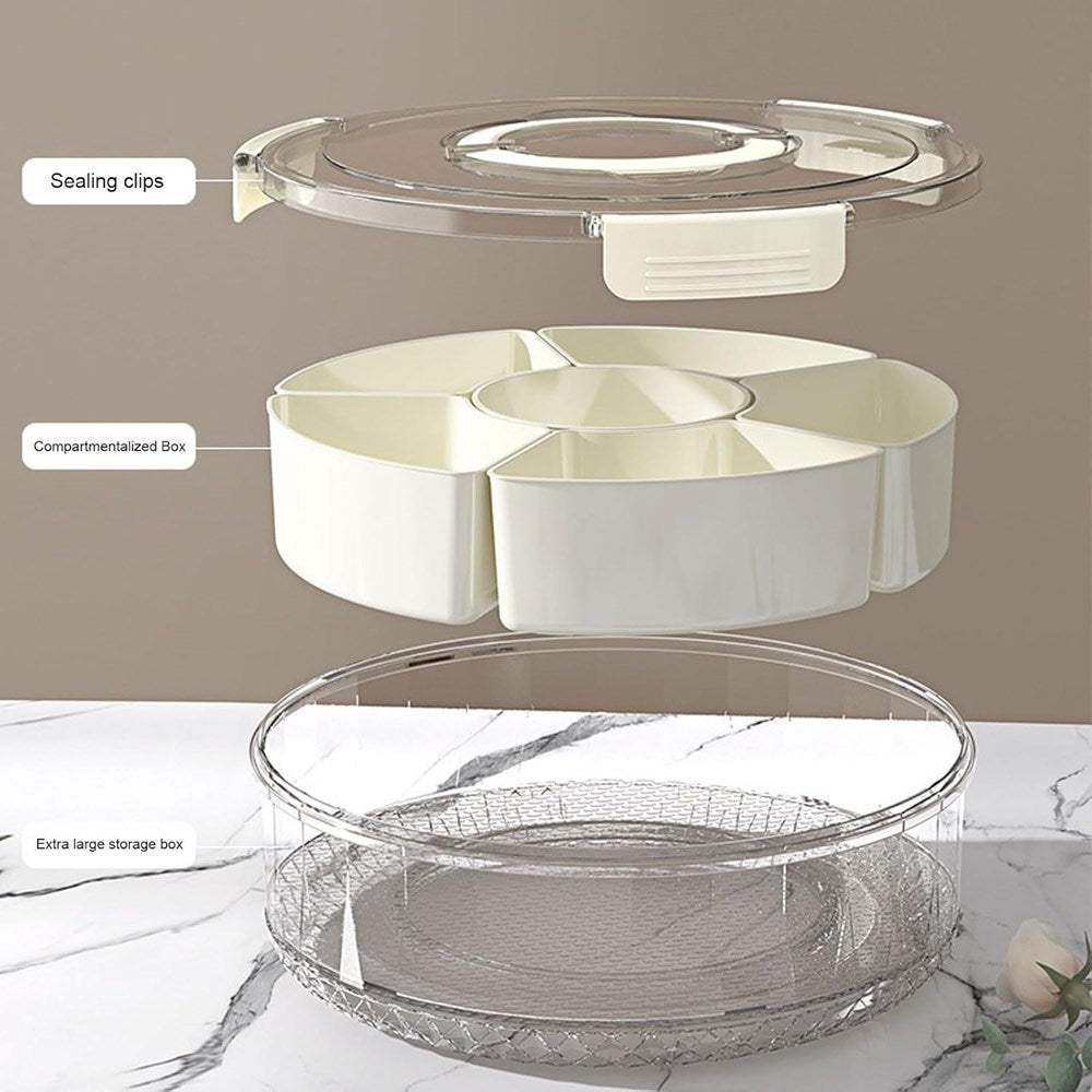 Divided Rotating Serving Tray | Full House Lebanon
