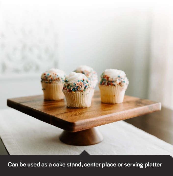 Acacia Square Cake Stand | Full House Lebanon