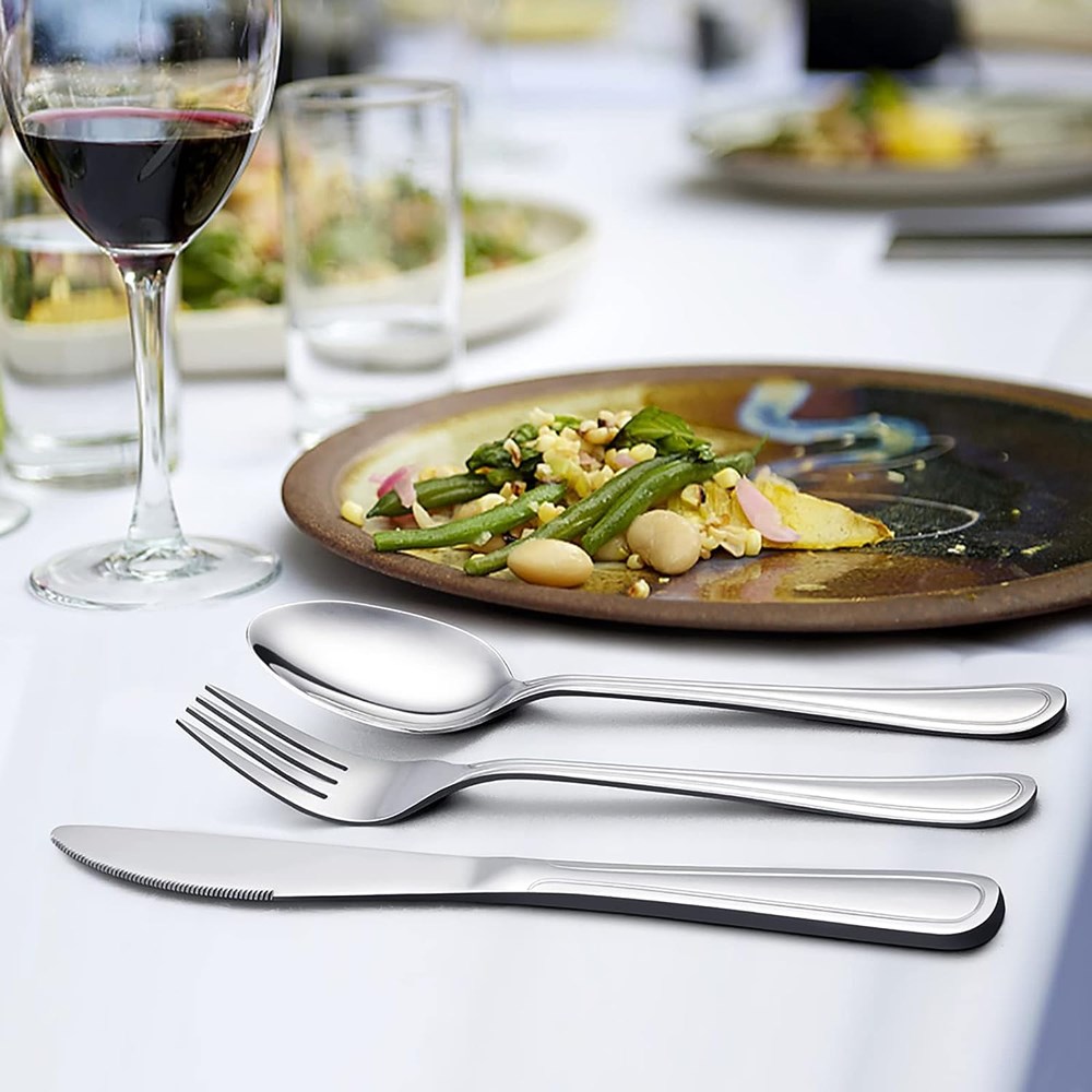 Stainless Steel Cutlery Set (24 Pcs) | Full House Lebanon