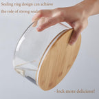 Glass Jar with Bamboo Lid | Full House Lebanon