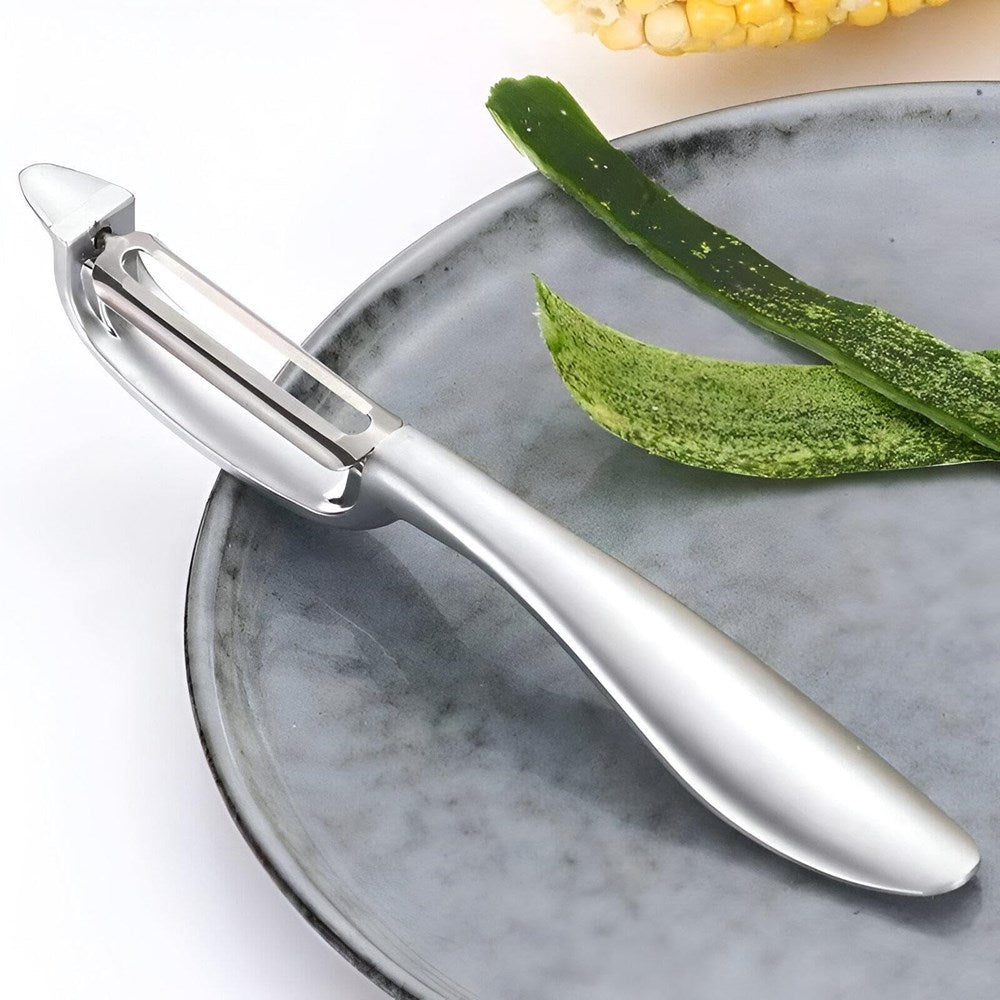 Stainless Steel Vegetable & Fruit Peeler - Black | Full House Lebanon