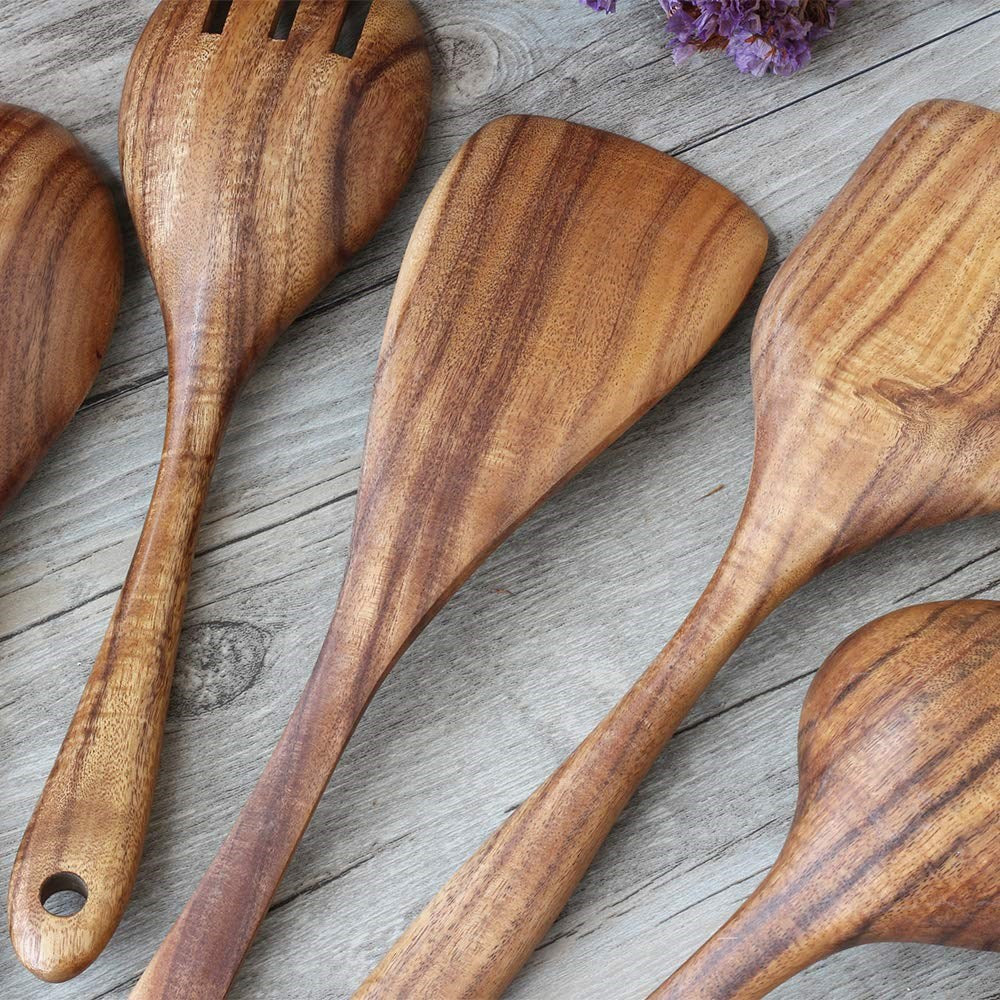 Acacia Wood Serving Utensils | Full House Lebanon