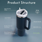 Insulated Tumbler with Straw | Full House Lebanon