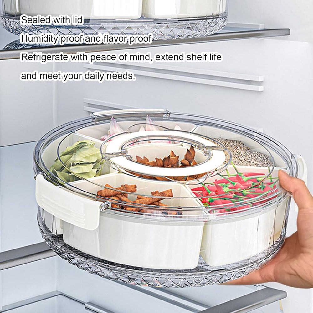 Divided Rotating Serving Tray | Full House Lebanon