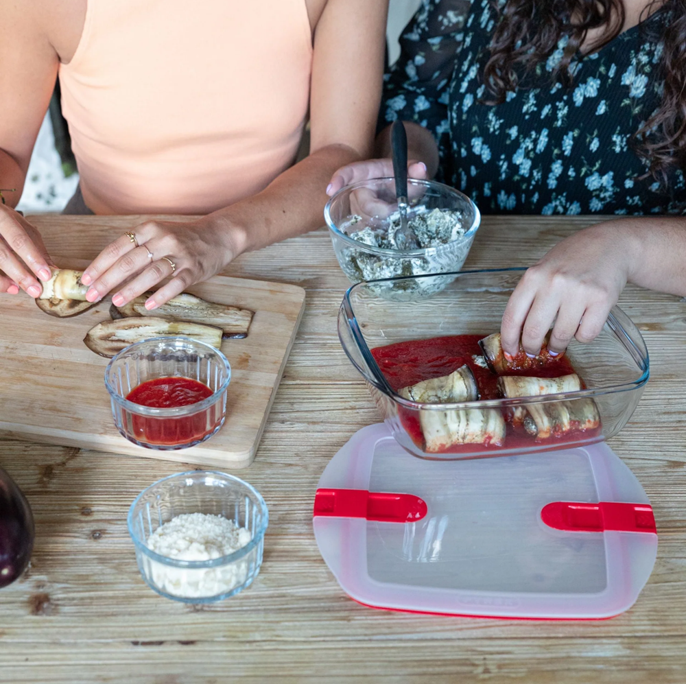 Pyrex Cook & Heat Square Glass Dish | Full House Lebanon