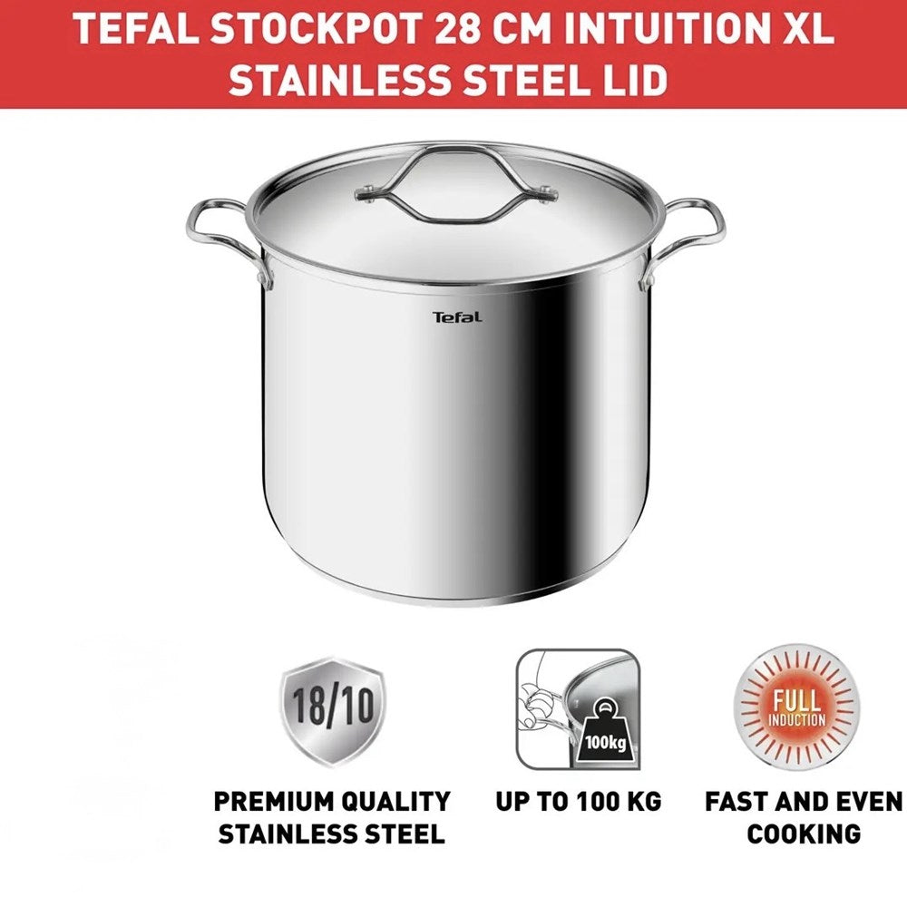 Tefal Intuition Stainless Steel XL Cooking Pot | Full House Lebanon