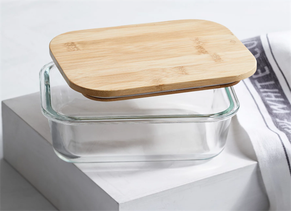 Rectangular Bamboo-Lid Food Containers | Full House Lebanon
