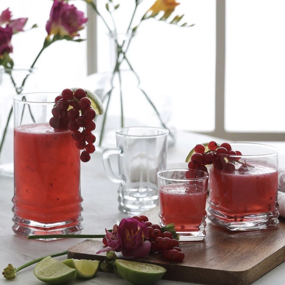 Lav Elegan Glass Cup (3 Pcs) | Full House Lebanon