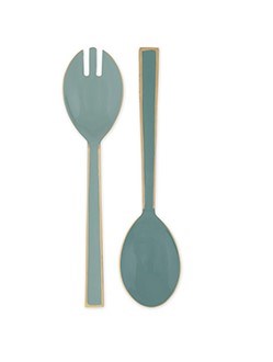 Pip Studio Salad Server Set Enamelled Blue (2 Pcs) | Full House Lebanon