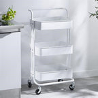 3-Tiers Metal Rolling Cart | Full House Lebanon
