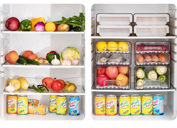 Acrylic Drawer Fridge Organizer - 1 LAYER EGG STORAGE | Full House Lebanon