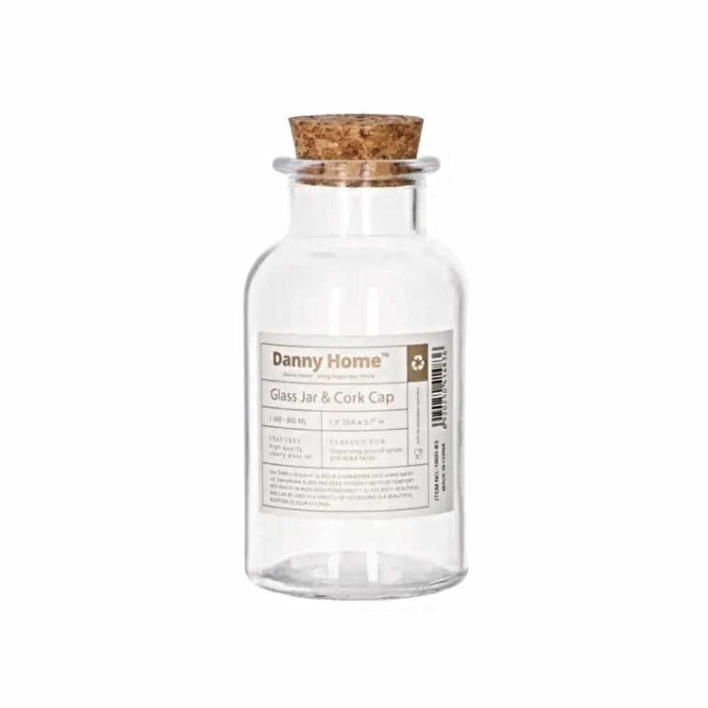 Glass Jar with Cork Cap | Full House Lebanon