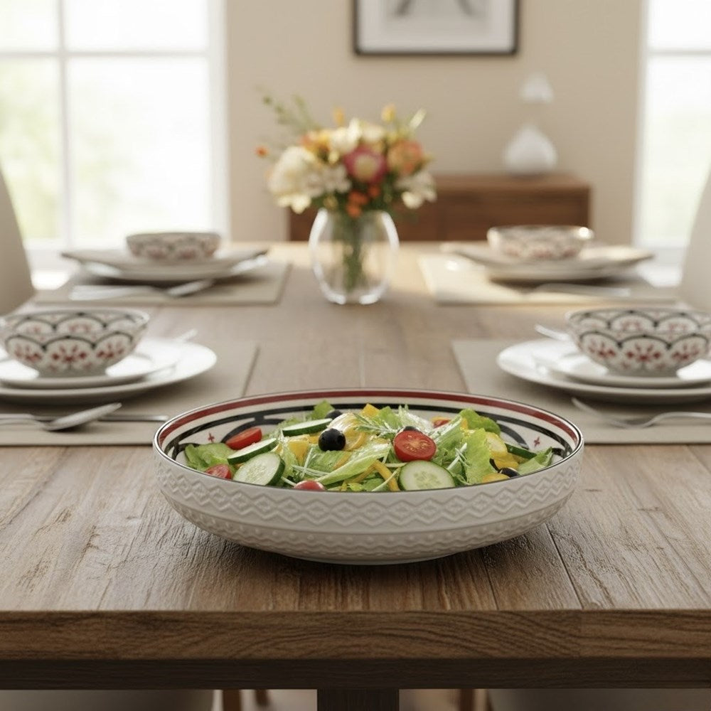 Large Patterned Serving Bowl | Full House Lebanon