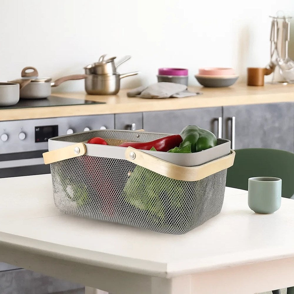 Rectangular Metal Fruit Basket | Full House Lebanon