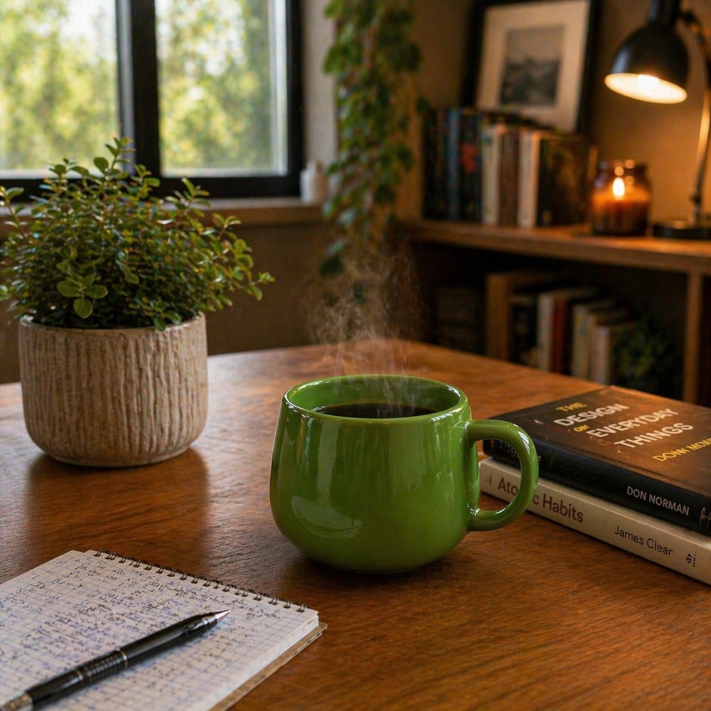 Glossy Porcelain Mug