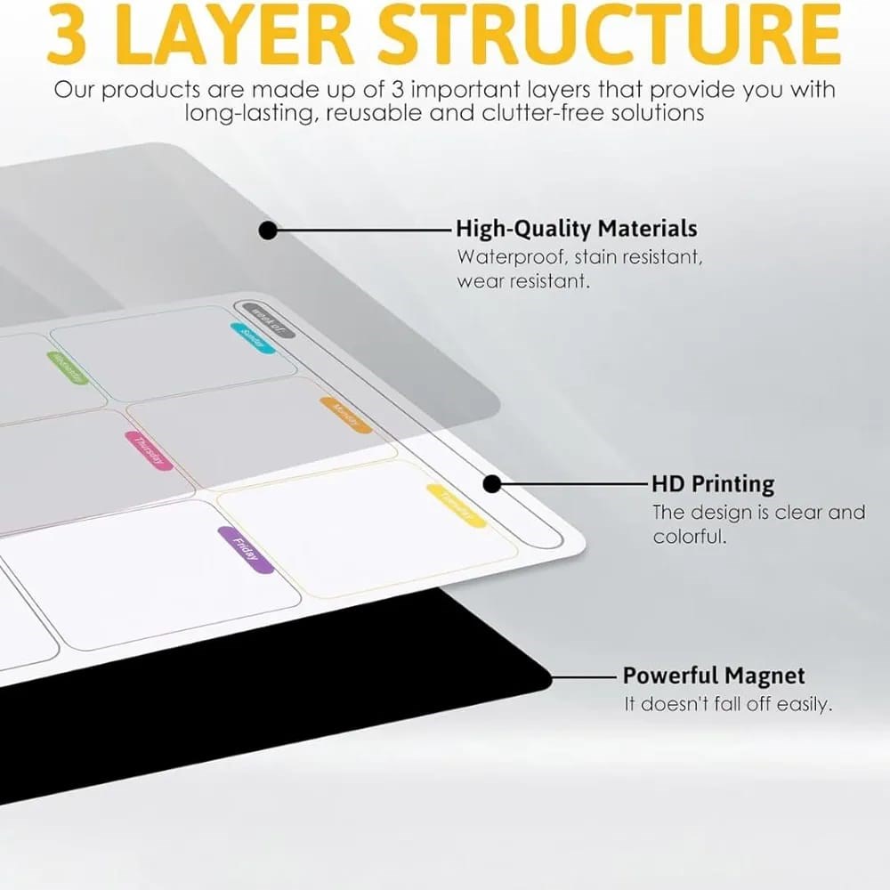 Magnetic Weekly Planner | Full House Lebanon