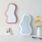 Irregular Cloud Shaped Mirror - White | Full House Lebanon