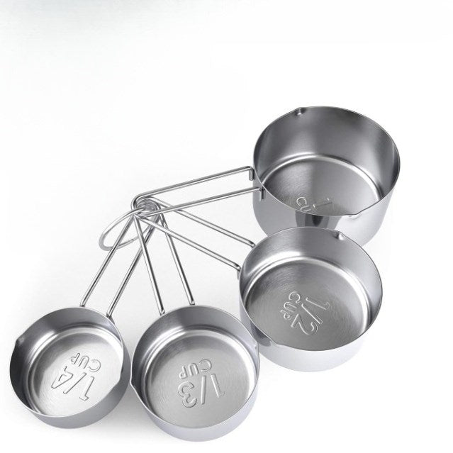 Stainless Steel Measuring Cups Set (4 Pcs) | Full House Lebanon