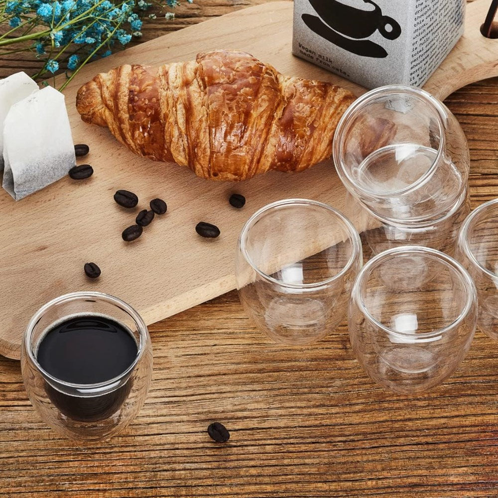 Double -Wall Espresso Cup Set (2 Pcs) | Full House Lebanon