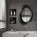 Asymmetric Wall Mirror - Black | Full House Lebanon